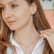 Колье серебряное Созвездие на тонкой цепочке с яркими белыми фианитами ЛК-0376 фото 7