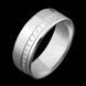 Серебряное обручальное кольцо с односторонним орнаментом ОS-5601 фото 2